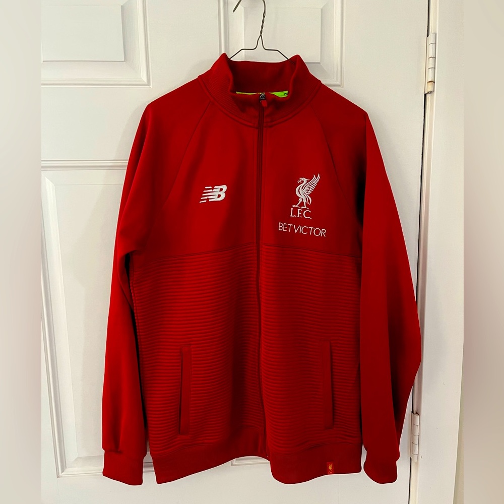 Liverpool FC official new balance warm up jacket 20/21